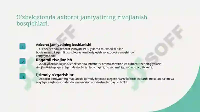 Axborot jamiyati va uning xususiyatlari 5