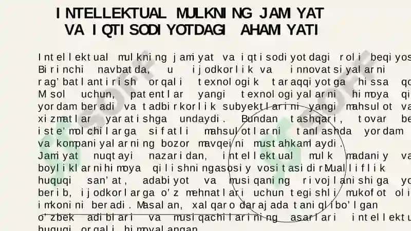 Intellektual mulk 5