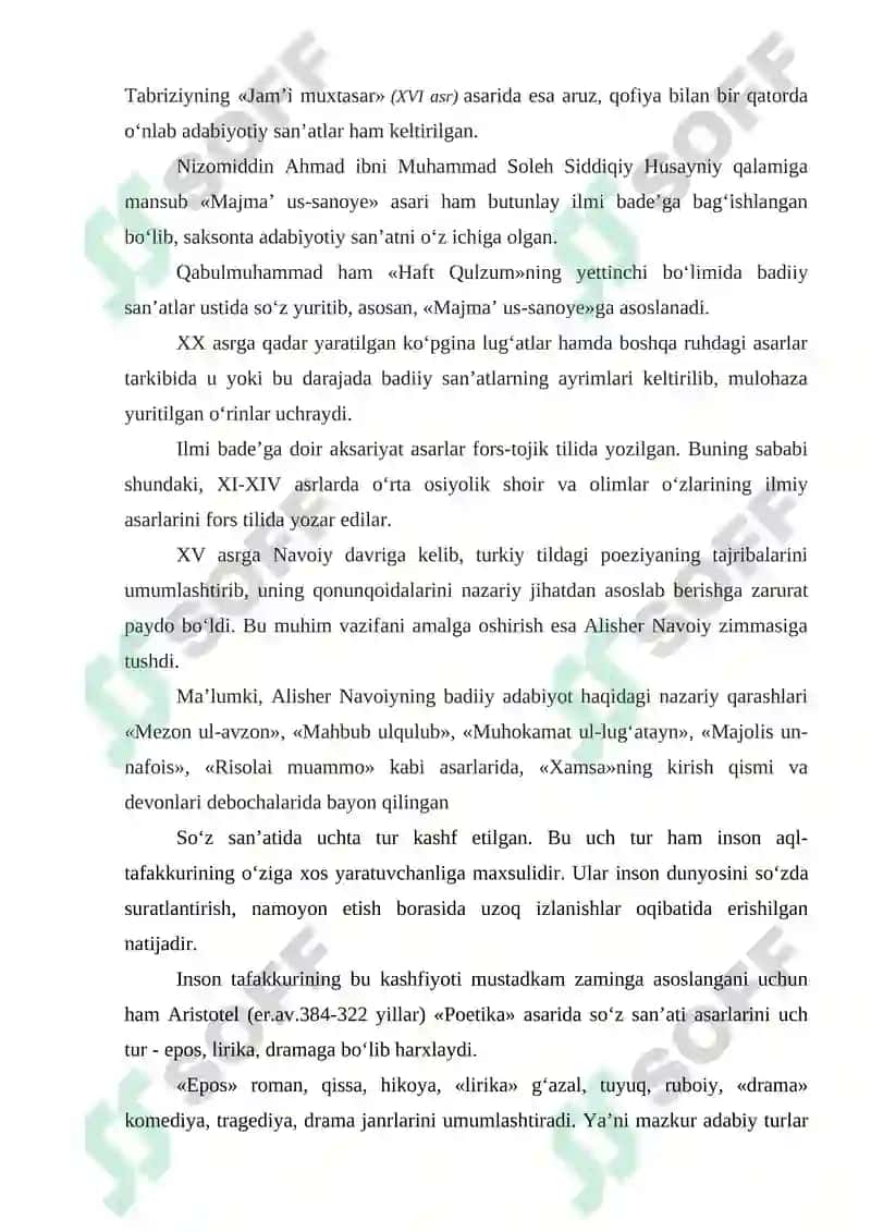 BADIIY SAN’AT TURLARI 5