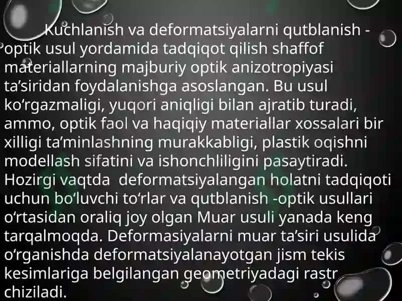 Metallarni bosim bilan ishlash nazariyasi 5