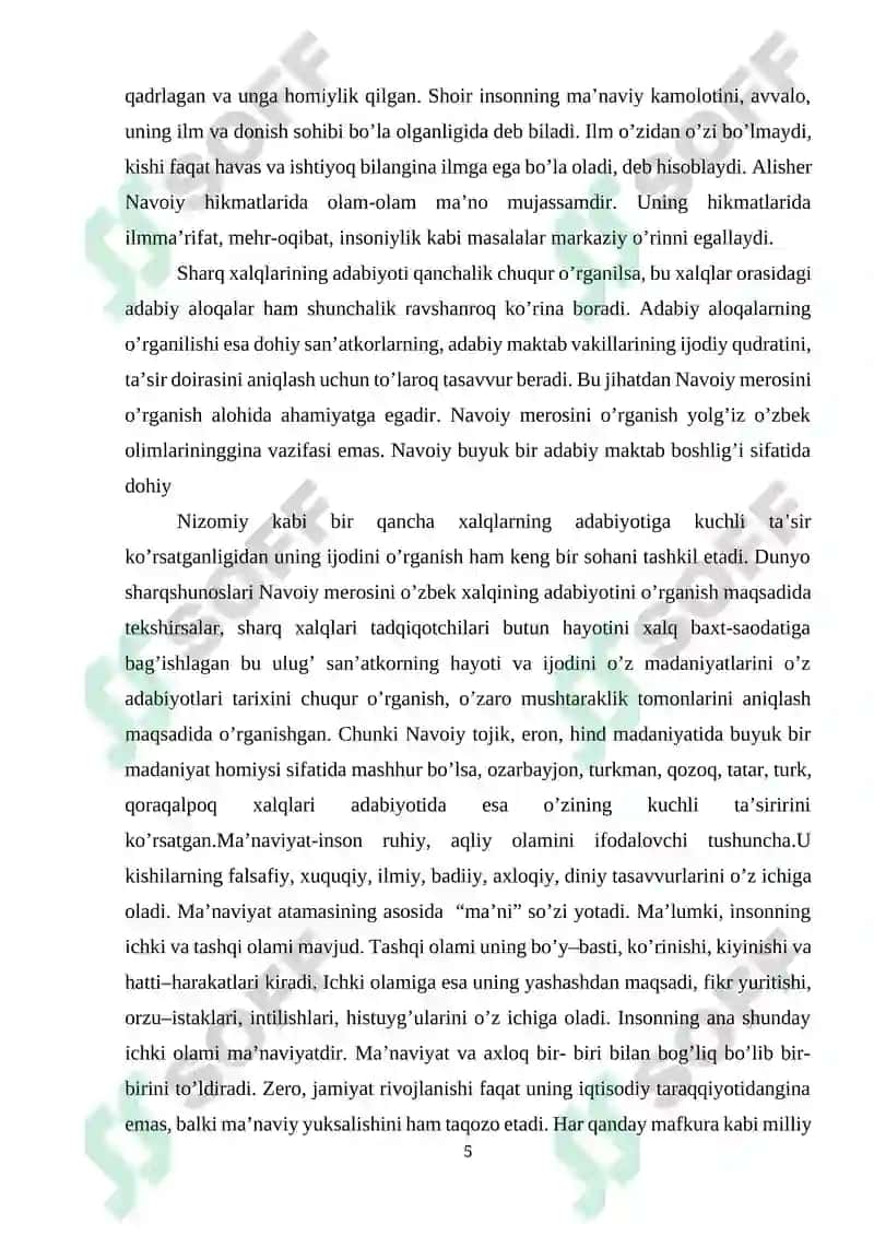Navoiy asarlarida axloqiy tarbiya masalalari 5