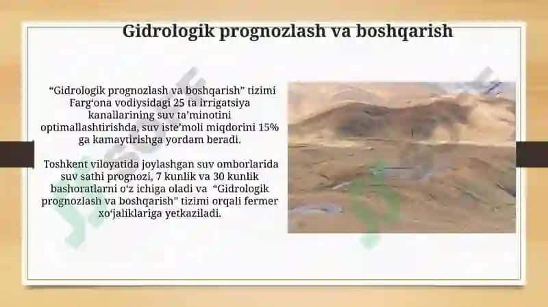 O'zbekistonda gidrologiyaning shakllanish bosqichlari 5