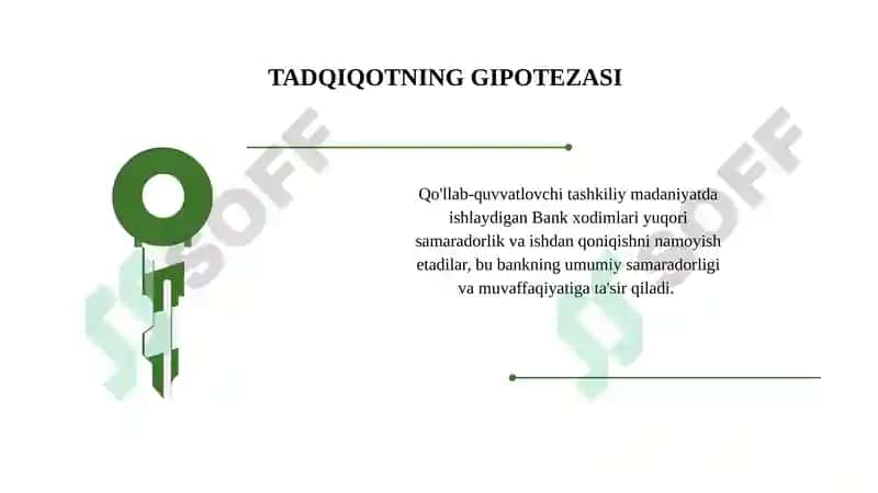 BANKLARNING TASHKILIY MADANIYATINI TAHLIL QILISH (“IPOTEKA-BANK” ATIB MISOLIDA) 5