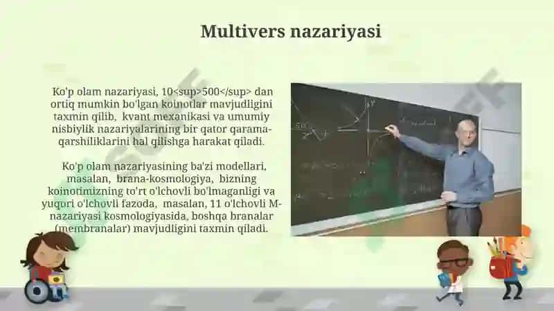 Koinot tuzilishi va evolutsiyasi bobiga doir masalalar yechish metodikasi 5