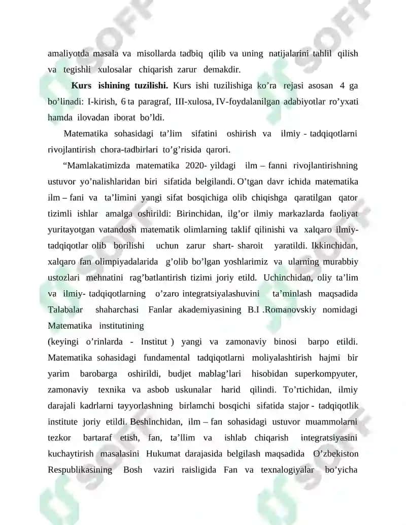 Parabolik tipdagi tenglamalar uchun Koshi masalasi va fundamental yechim 5