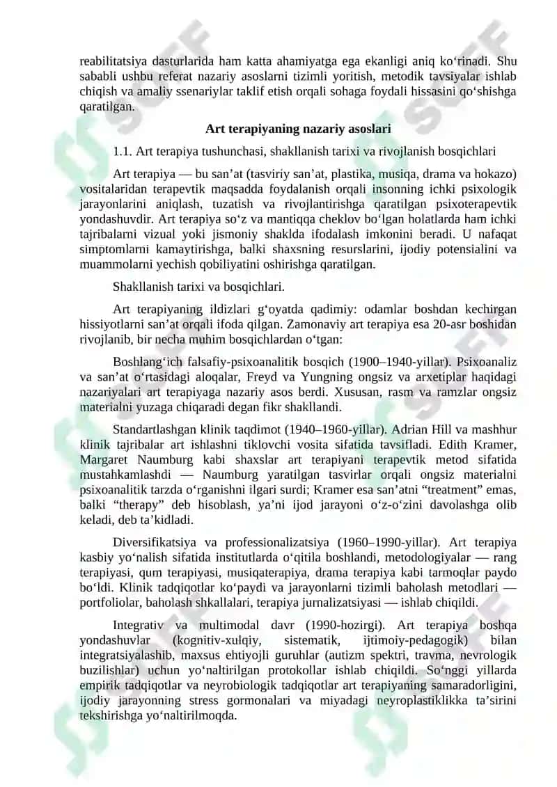 Art terapiyada o'yin terapiyasi 5
