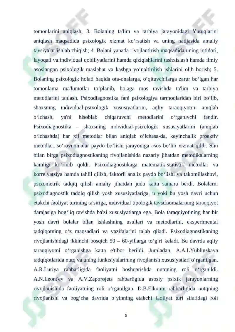 AMALIY TOPSHIRIQ XAREKTERIGA KO’RA PSIXODIAGNOSTIK METODIKALAR KLASSIFIKATSIYASI 5