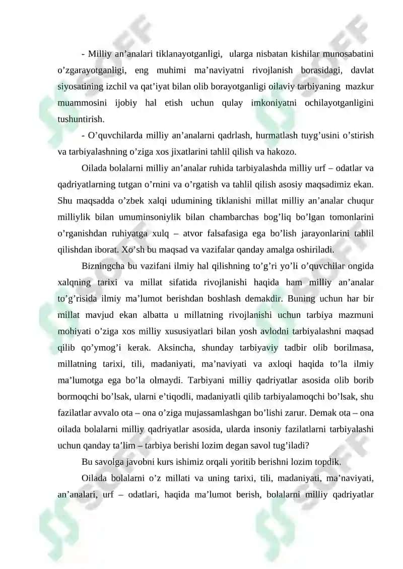 Oila tarbiyasida milliy qadryatlarning ahamiyati 5