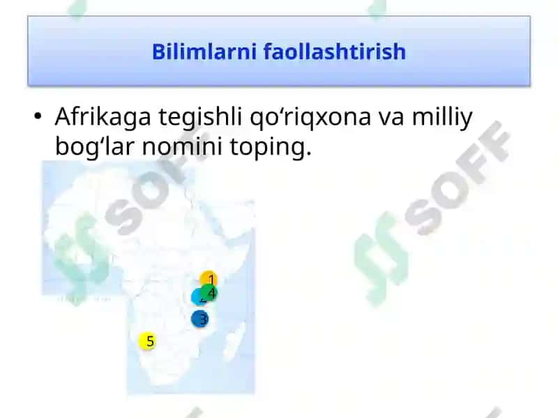 Afrikaning tabiiy geografik o‘lkalari 5