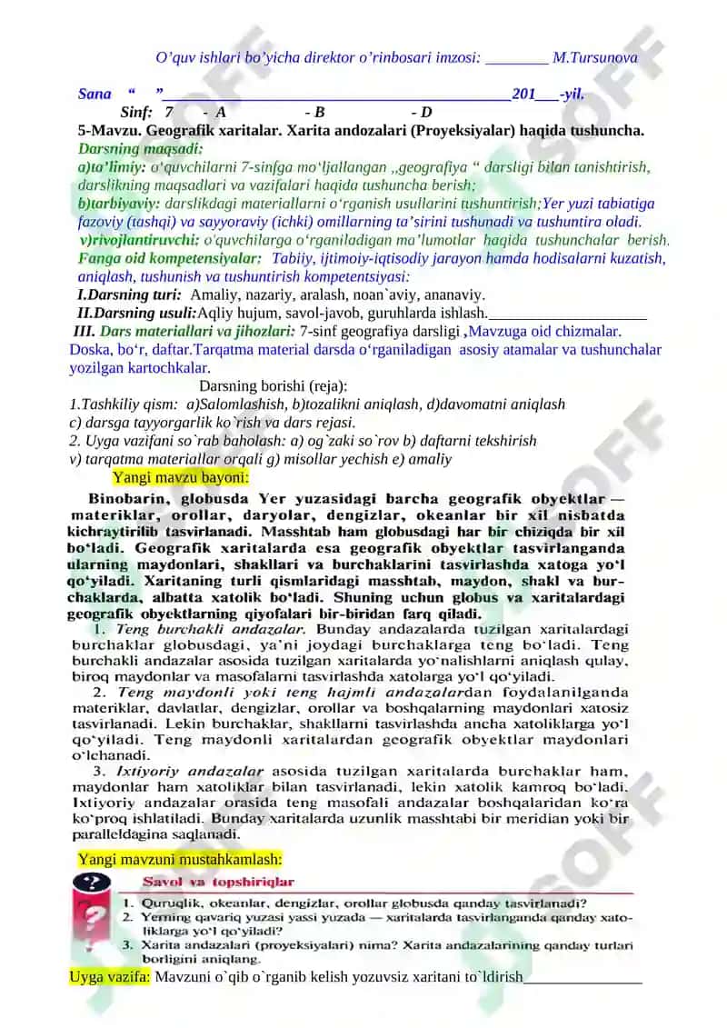 Geografiya darsligi 5