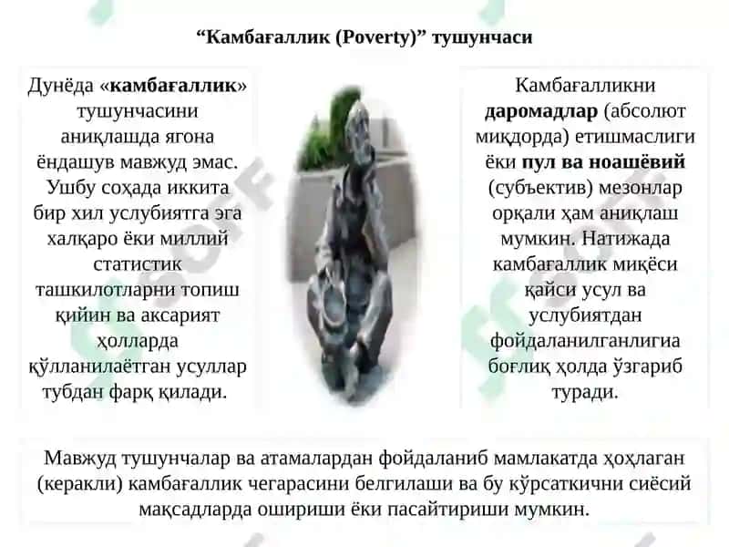 Жаҳон хўжалигида камбағаллик ва очлик муаммолари 5