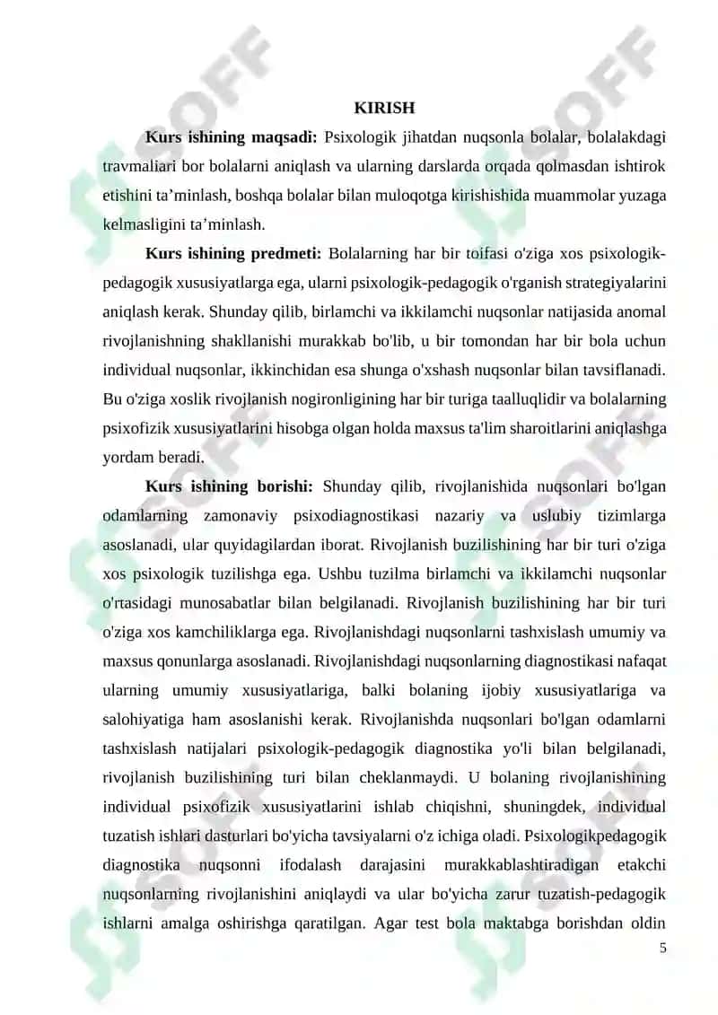 TA’LIM-TARBIYA JARAYONIDA O‘QUVCHILARDAGI PSIXOLOGIK NUQSONLARINI ANIQLASH 5