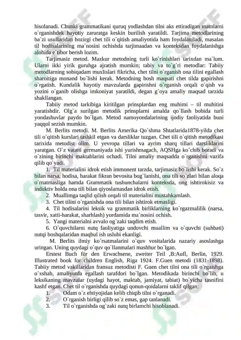 CHET TILI O’QITISHNING QIYOSIY METODIKASI 5