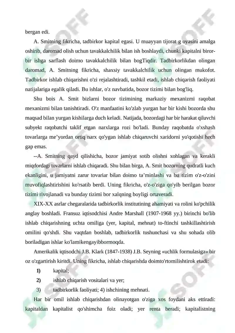 Kichik biznes va tadbirkorlik muhiti va unga ta'sir etuvchi omillar 5