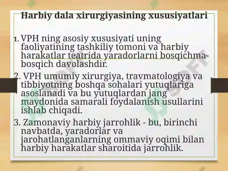Zamonaviy o'q-dorilarning halokatli ta'sirining xususiyatlari 5