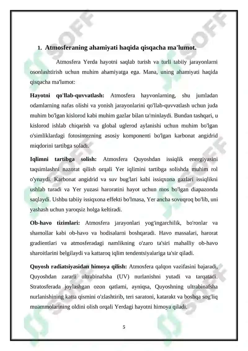 ATMOSFERANING TUZILISHI VA UNING ASOSIY XUSUSIYATLARI 5