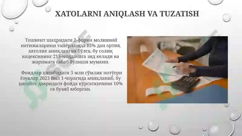 Moliyaviy natijalarni tayyorlash 5