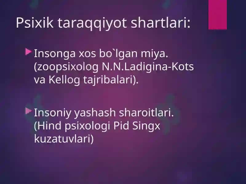 NORMAL VA NUQSONLI RIVOJLANISHNING UMUMIY, O’ZIGA XOS QONUNIYATLARI 5