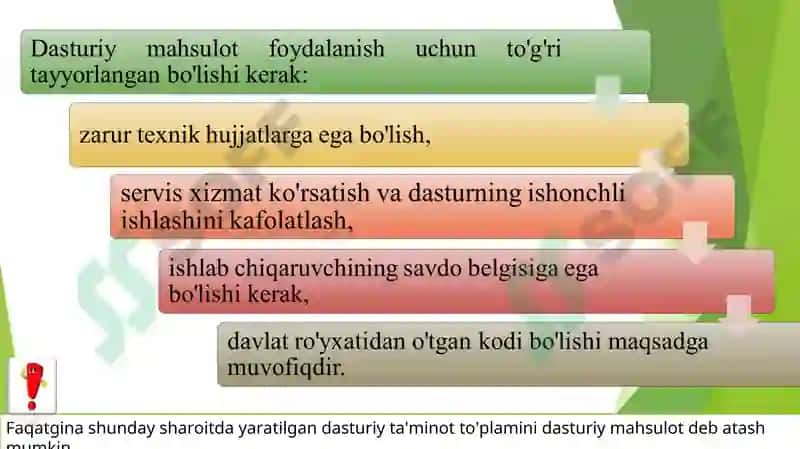 3-MA`RUZA. DASTURIYTA’MINOT VA UNING RIVOJLANISH TENDENSIYALARI 5