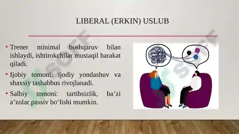 Trenerning guruhda ishlash uslubi 5