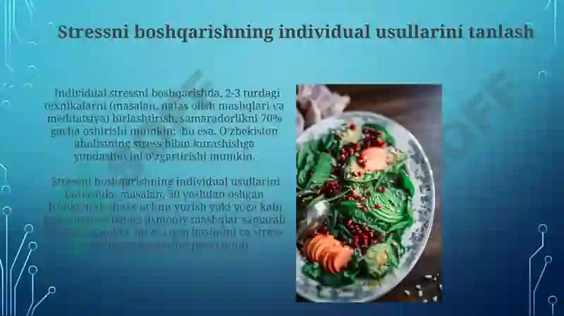 Sogʻlom hayot tarzini shakllantirishiga individual yondashuv tamoyillari 5
