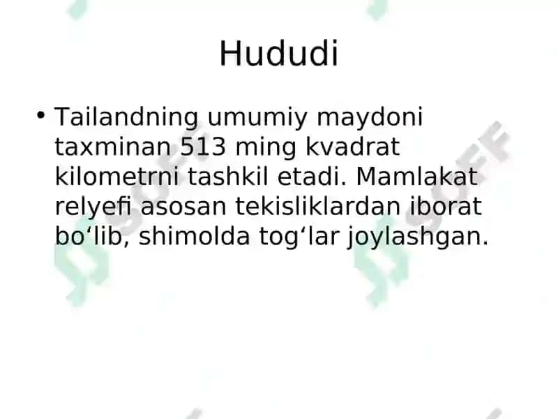 Tailand haqida 5