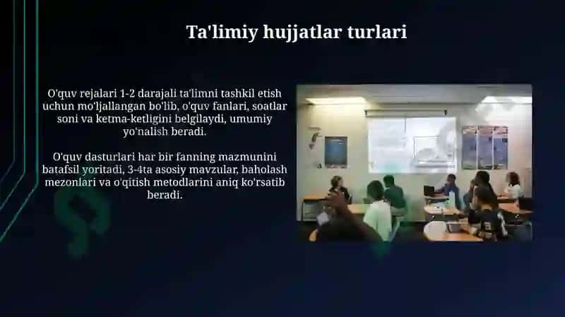O‘quv-meyoriy hujjatlar 5
