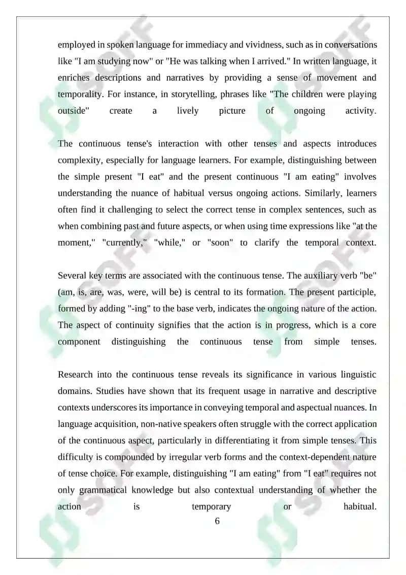 Continuous Tense 6