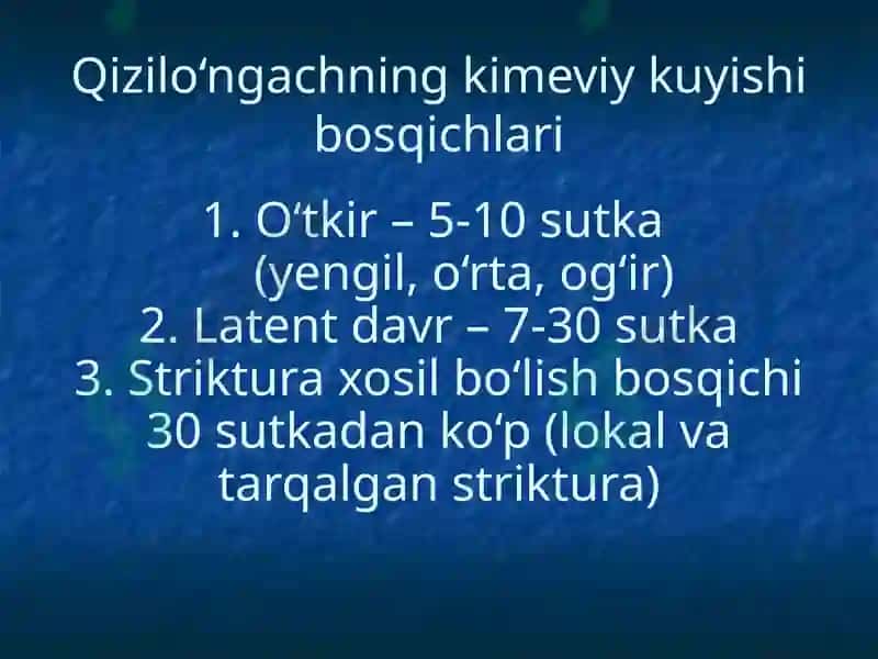 Qizilo‘ngachni ximik va termik kuyishlari 6