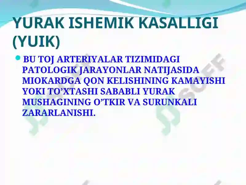 Tasodifiy yurakdan o'lim sindromi 6