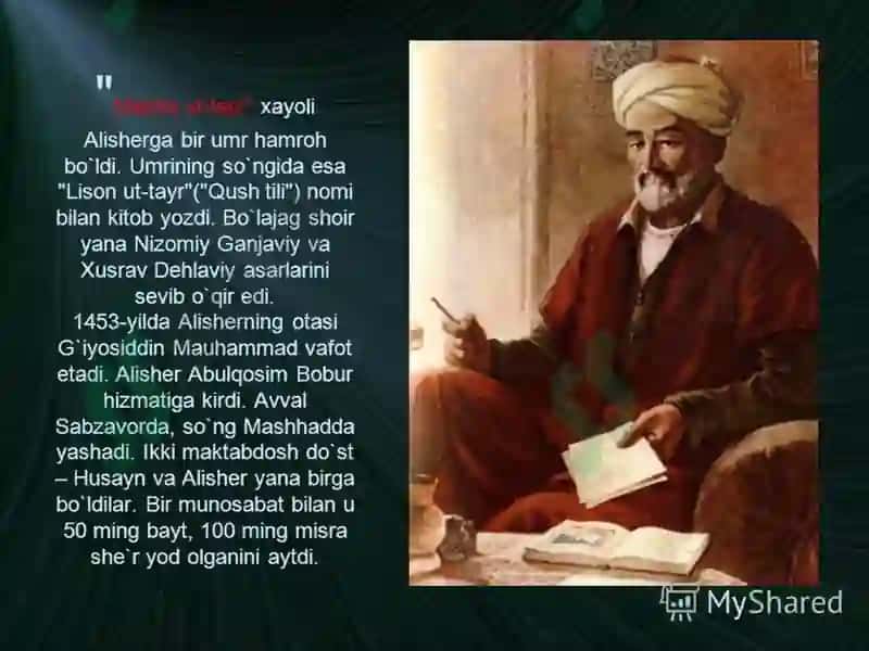 Alisher Navoiyning Hayoti 6