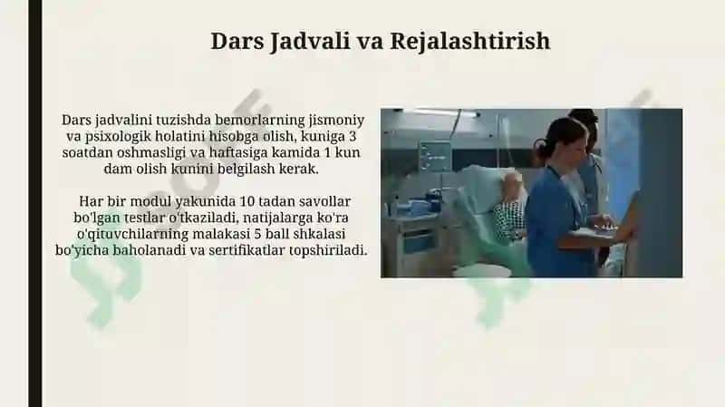 Uzoq davolanuvchi maktab oʻqituvchilari taʼlimi 6