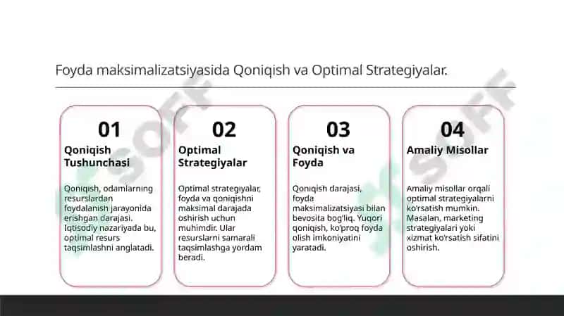 Foyda va Qoniqish 6