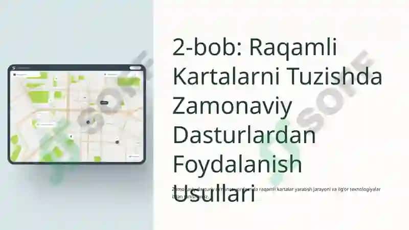Fotogrammetriya va Raqamli Kartografiya: Zamonaviy Yondashuvlar va FOTOMOD Dasturi 6