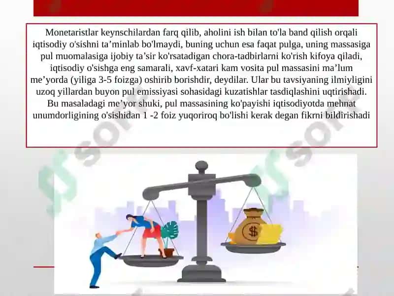 Hozirgi zamon iqtisodiy qarashlar evolyutsiyasi 6
