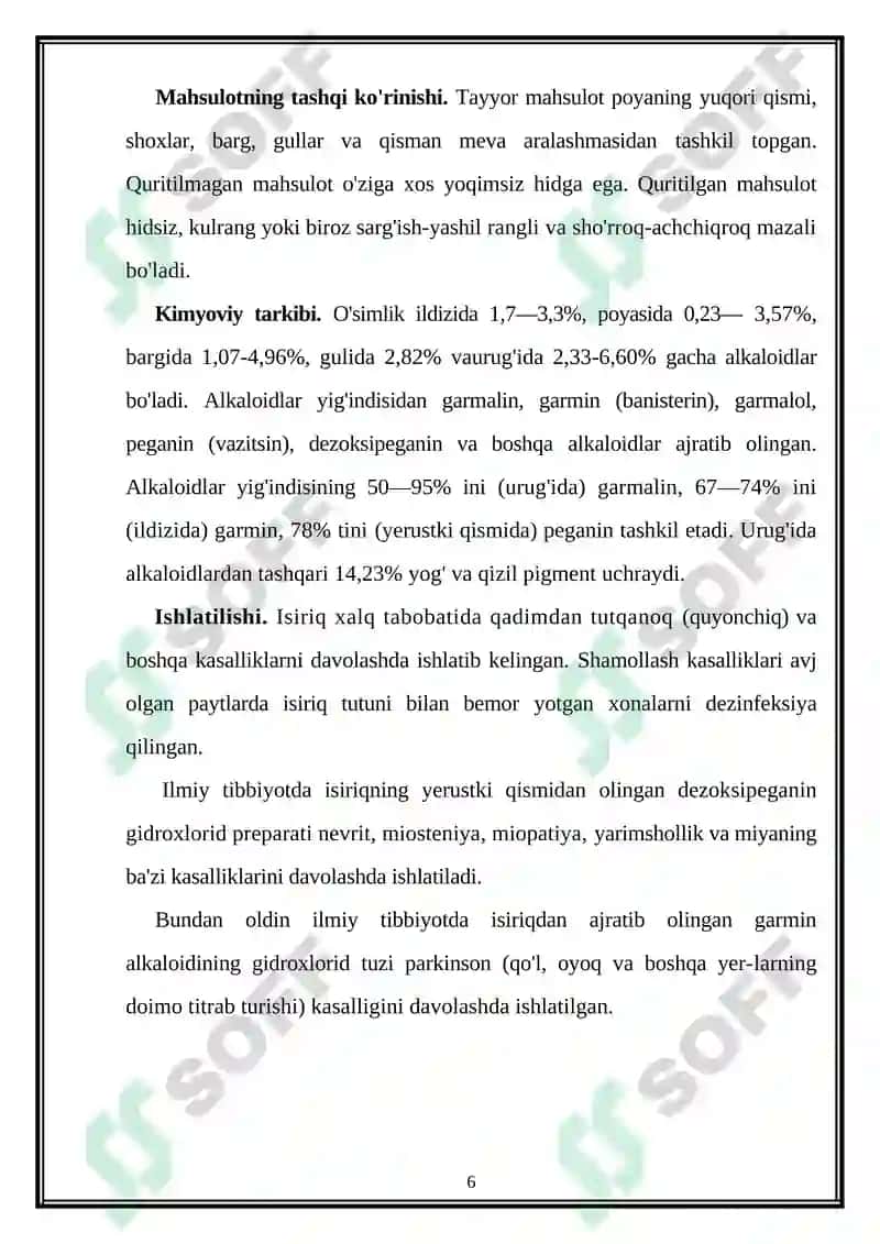 Dalachoy Yerustki Qismi - Herba Hyperici 6