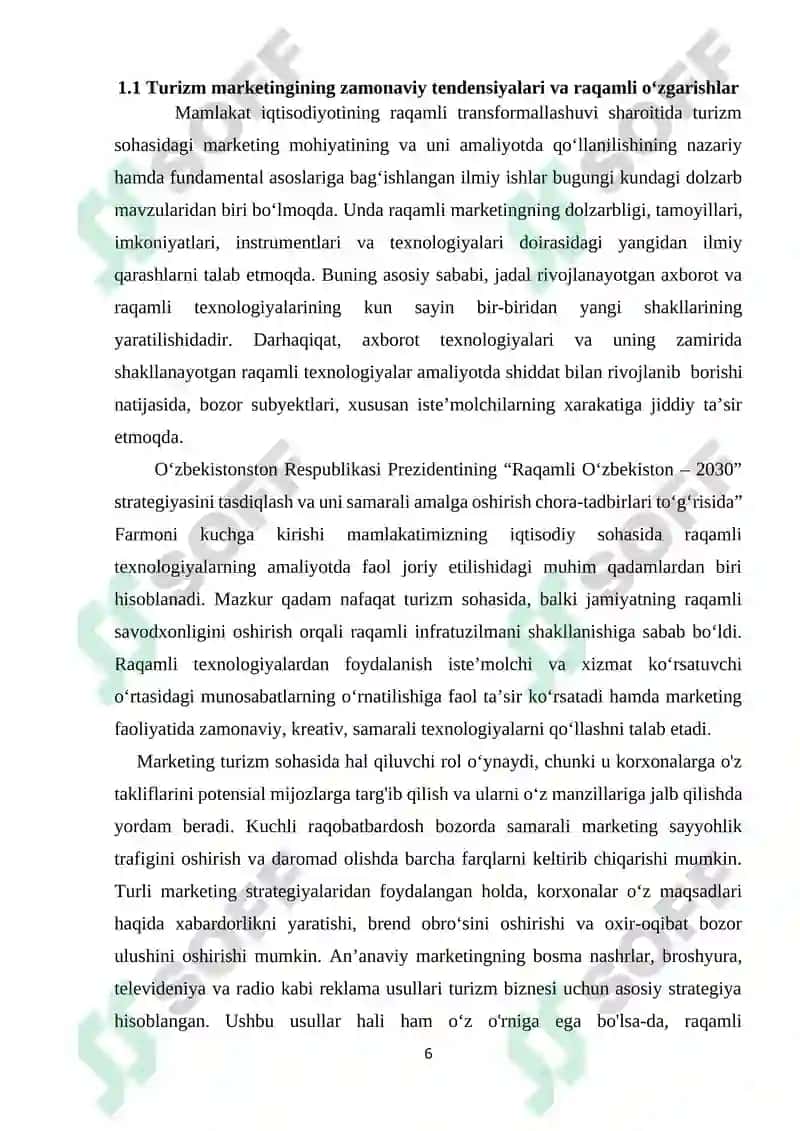 Turizm marketingida yangi texnalogiyalar: AR,VR va mobil ilovalar’’ 6