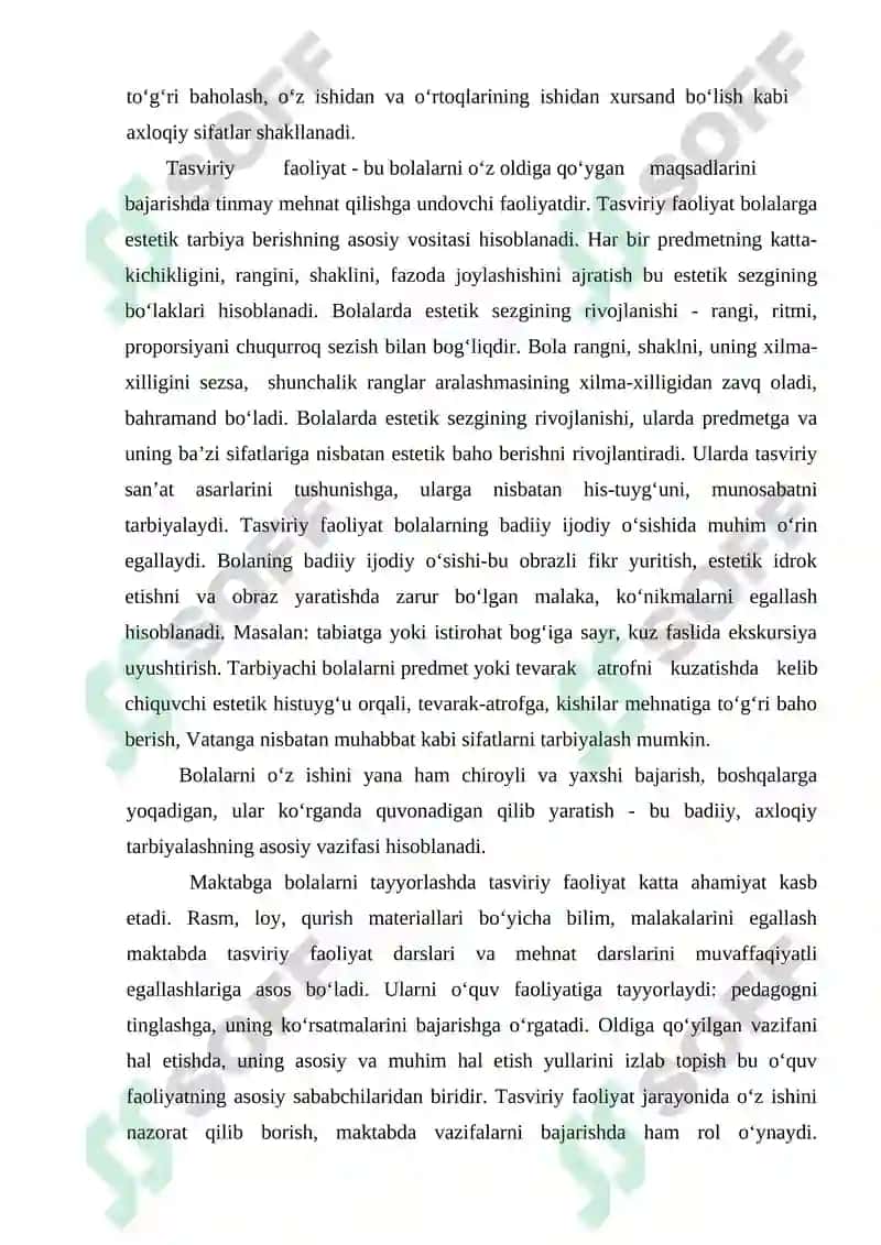 Maktabgacha yoshdagi bolalarni tasviriy qobilyati va ijodkorligini rivojlantirish 6