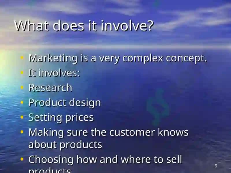 Marketing Concepts 6