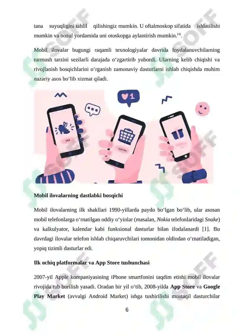 Mobil telefonlar va aksessuarlar onlayn magazin mobil ilovasi 6