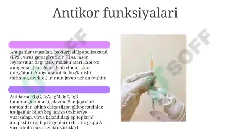 Antigen va Antitelalar 6