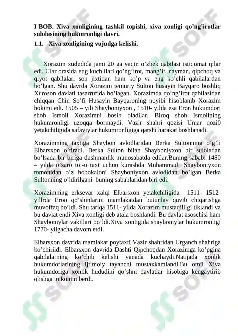 Muhammad Rahimxon II hukumronligi davrida Xiva xonligida iqtisodi jarayonlar 6