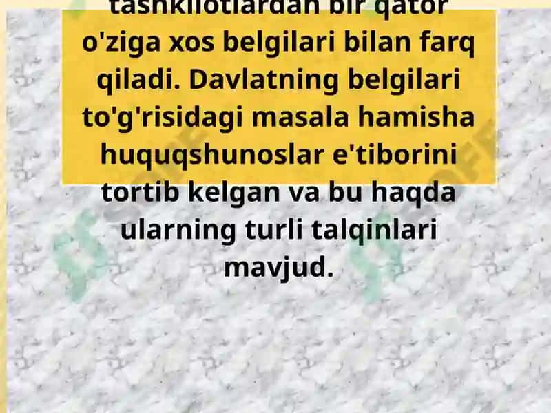 Davlatchilik tushunchasi 6