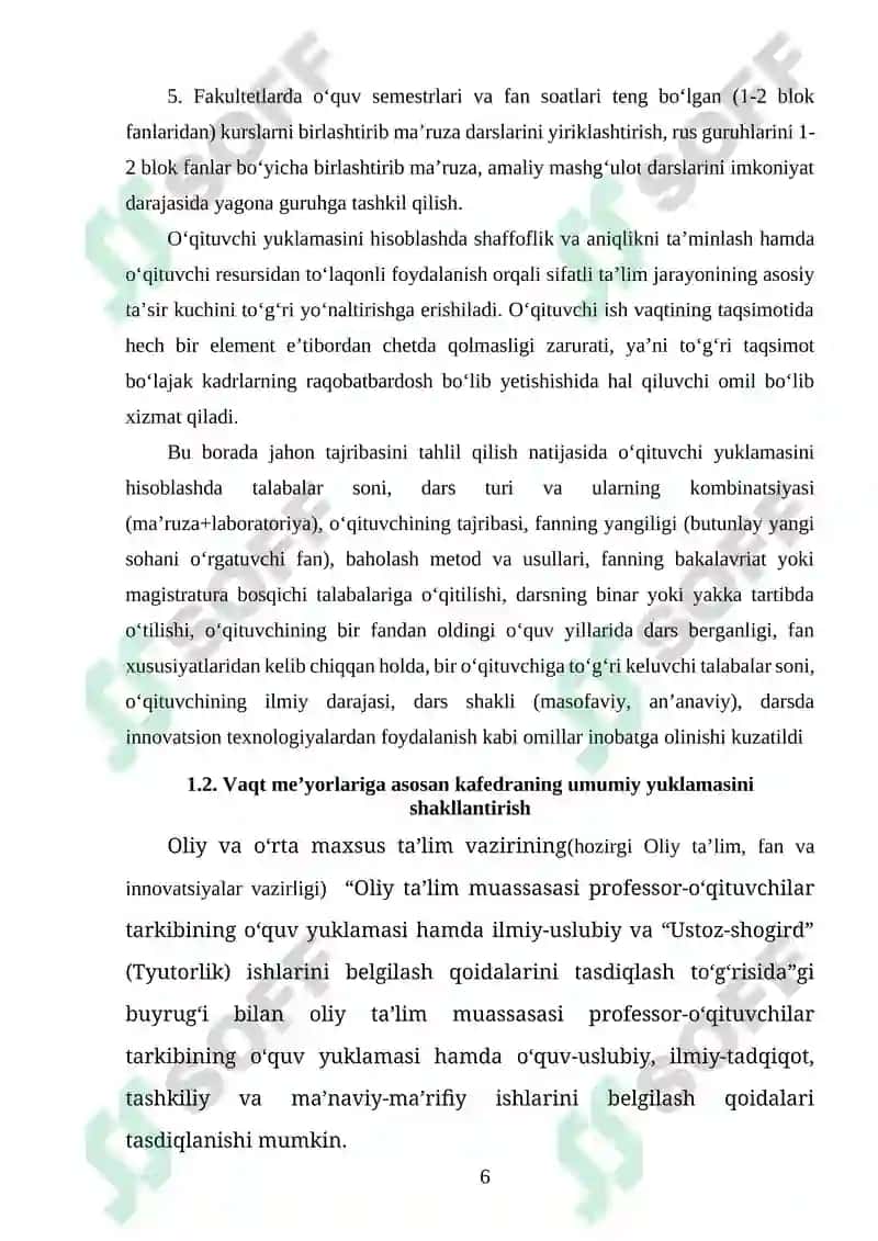 Dasturiy ta’minotni loyihalash va ishlab chiqish 6