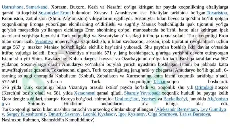 Turk xoqonligi 6