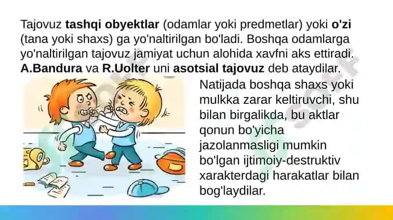 Xulqiog'ishgan bolalar psixologiyasi 6