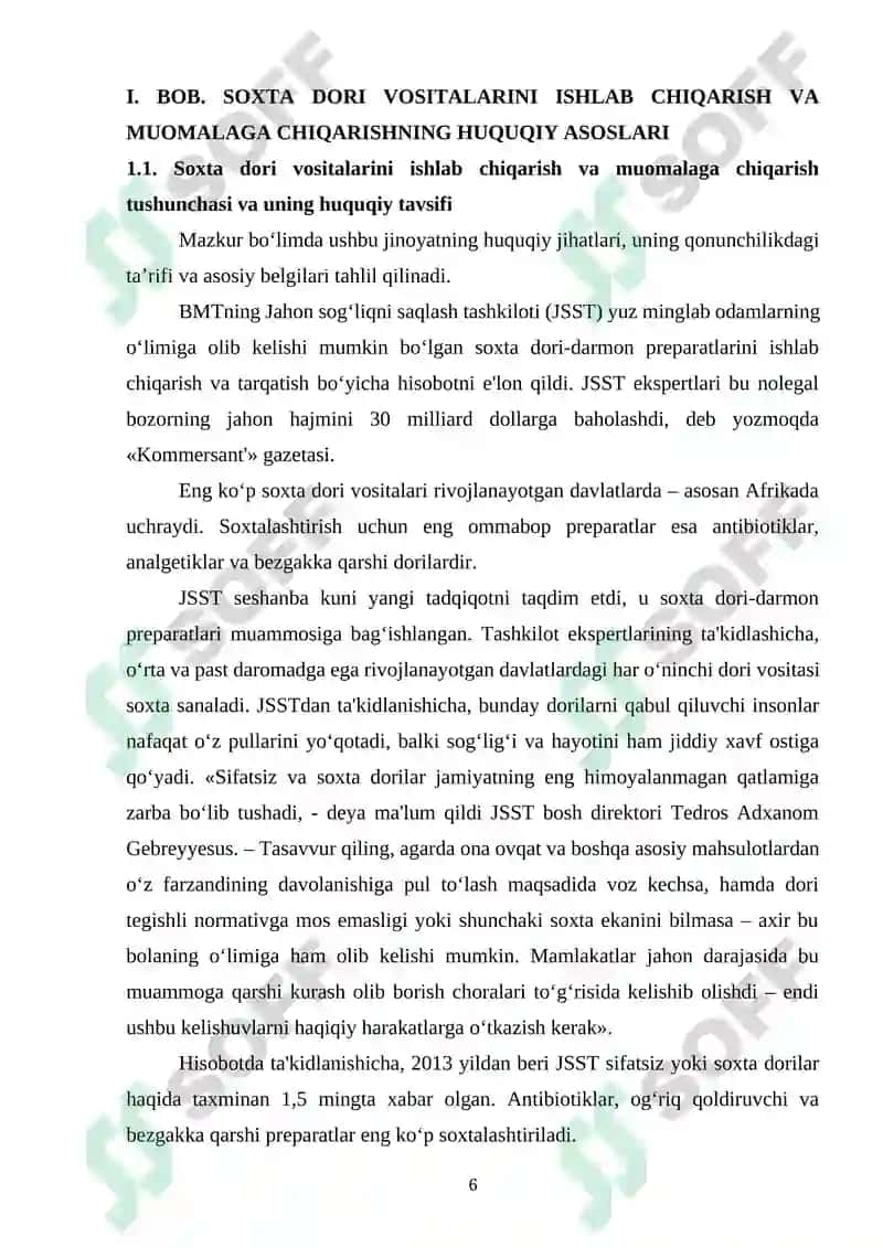 SOXTA DORI VOSITALARINI ISHLAB CHIQARISH VA MUOMALAGA CHIQARISH UCHUN JAVOBGARLIK 6