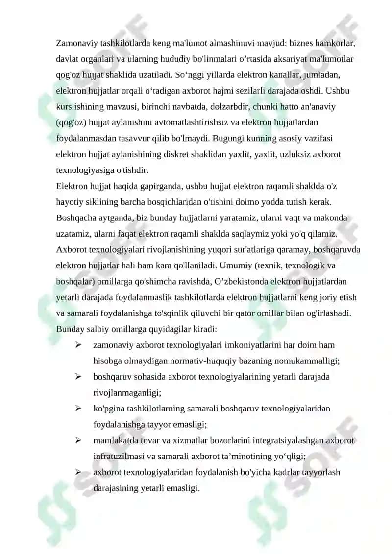 ELEKTRON HUJJAT VA ELEKTRON HUJJAT ALMASHINUVI 6