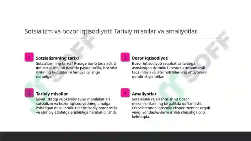 Sotsializm va Bozor Iqtisodiyoti 6