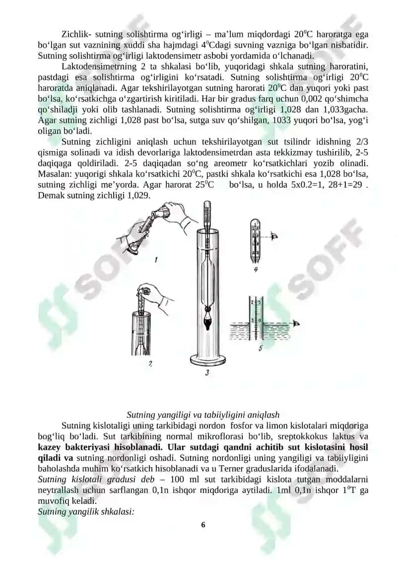 TEZ BUZILUVCHI OVQAT MAHSULOTLARINING TO‘LA SIFATLILIGINI BAHOLASH 6